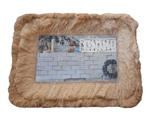 ADA10 - rectangular seagrass mirror